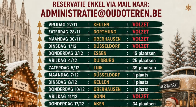 Kerstmarkt bezoeken