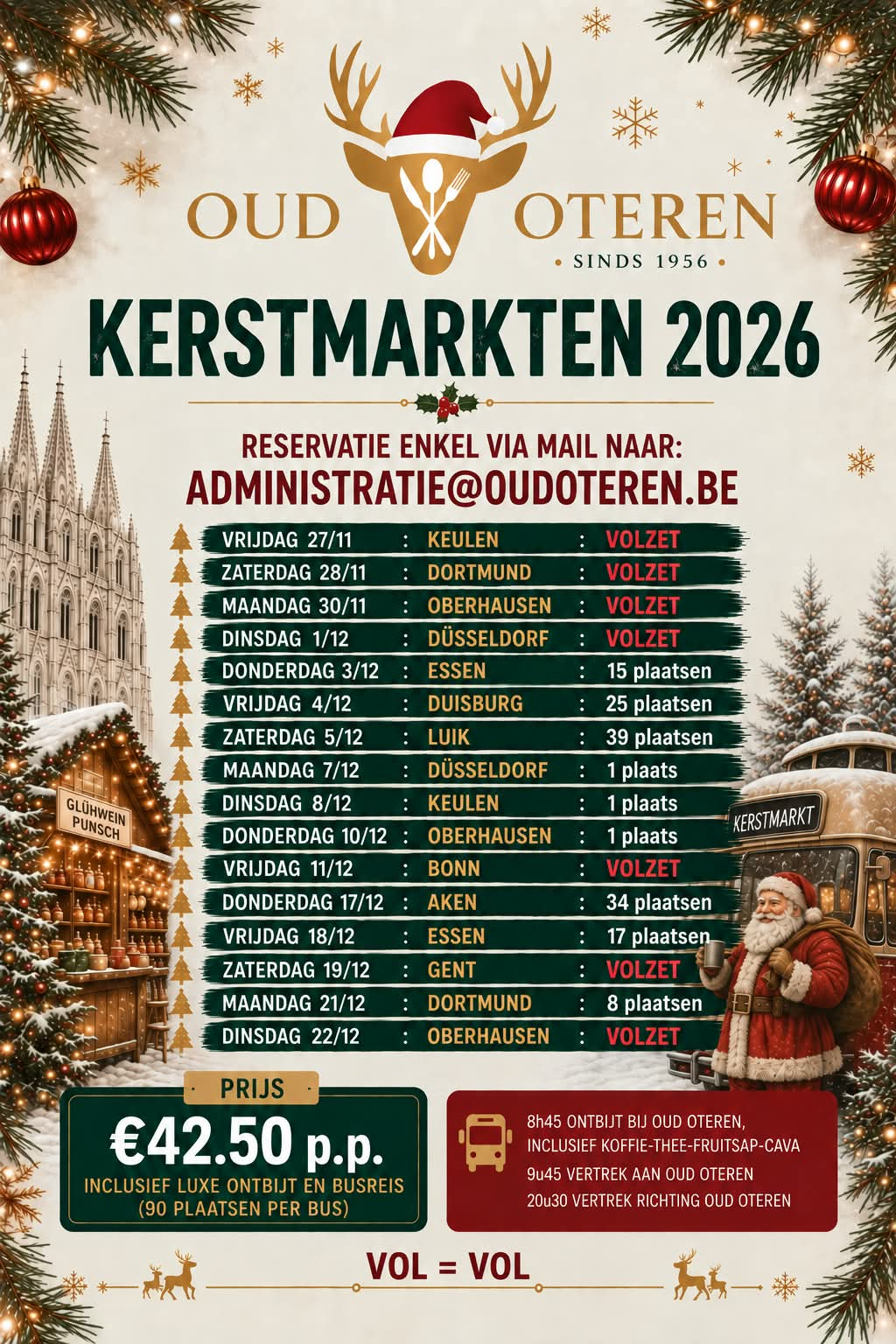 Kerstmarkt bezoeken